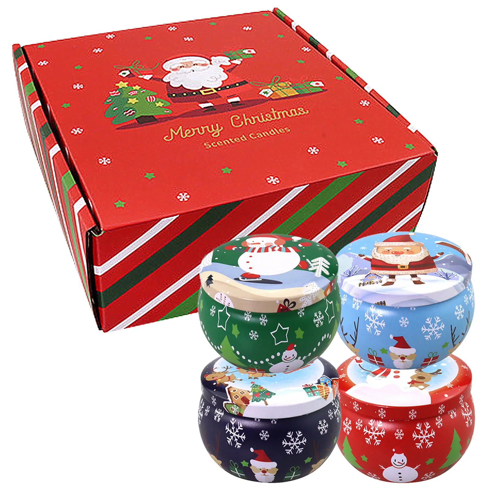 Подарочный набор рождественских свечей Ароматерапия Ароматические Свечи