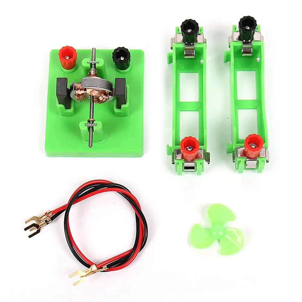 Мотор с постоянным током модель вентилятором эксперимент физической цепи