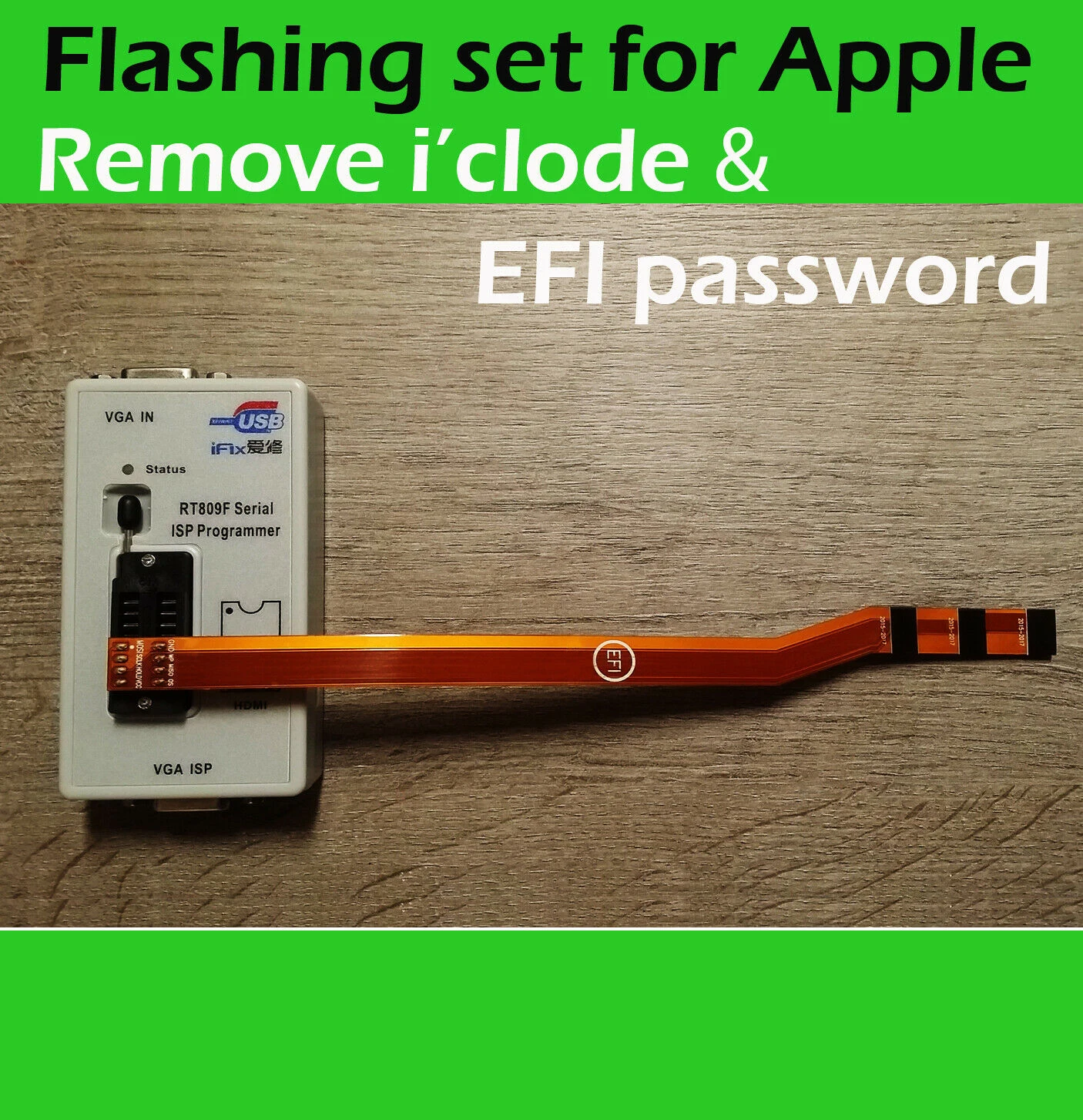 

Debug RT809F SPI FLASH EFI ROM for Apple MacBook J6100 Air Pro 2017 Service tool PRO