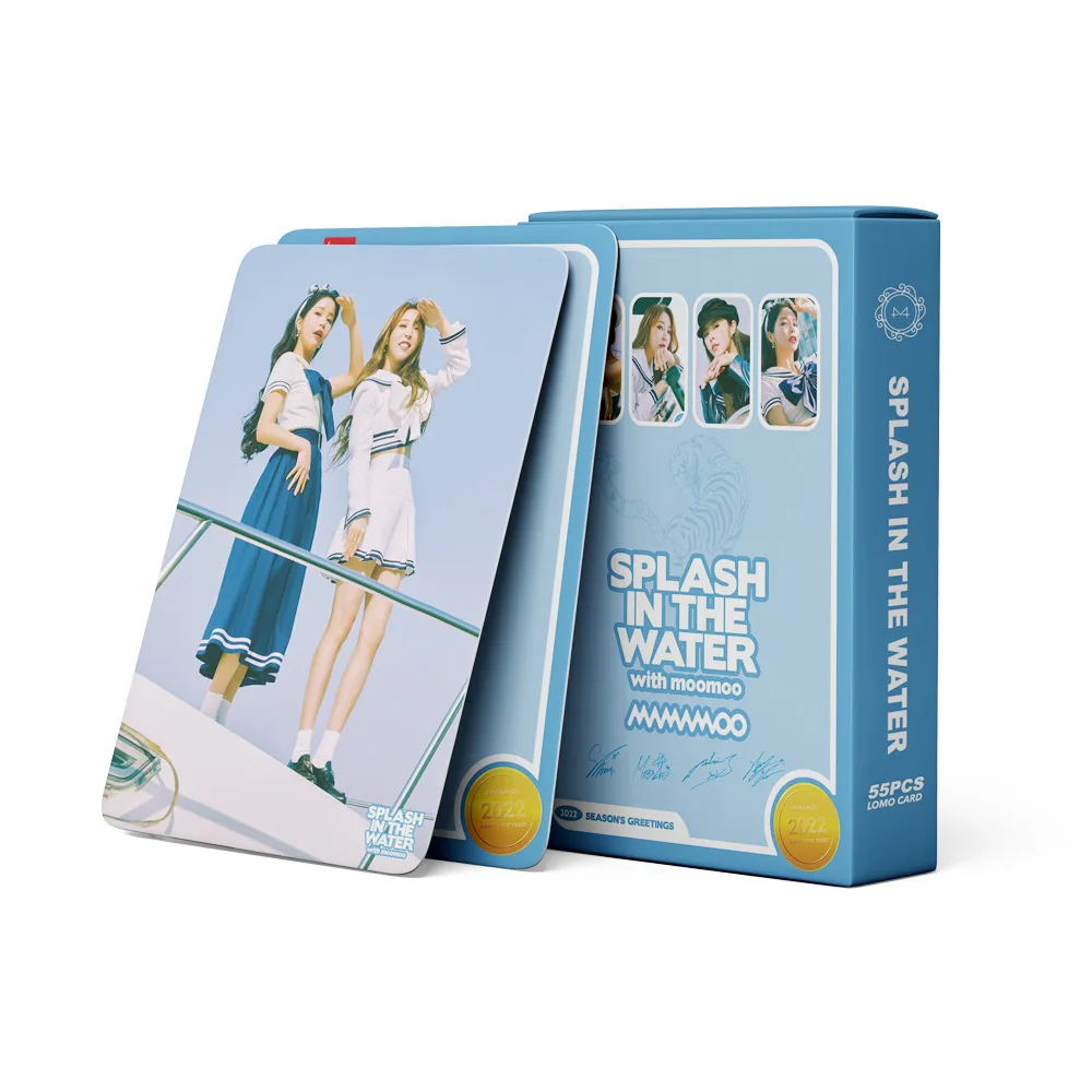 54 шт./компл. Kpop MAMAMOO брызги в воде Lomo карты Высокое качество HD фотоальбом открытка