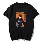 2021, футболка Haikyuu Kageyama Tobio с аниме, мужские милые летние топы, футболки с рисунком из мультфильма карате, футболка унисекс в стиле Харадзюку, мужская рубашка