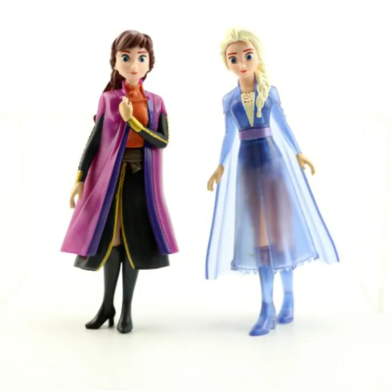 Disney New Movie Frozen 2 Эльза Анна фигурка игрушки 16 см куклы подарки на день рождения для