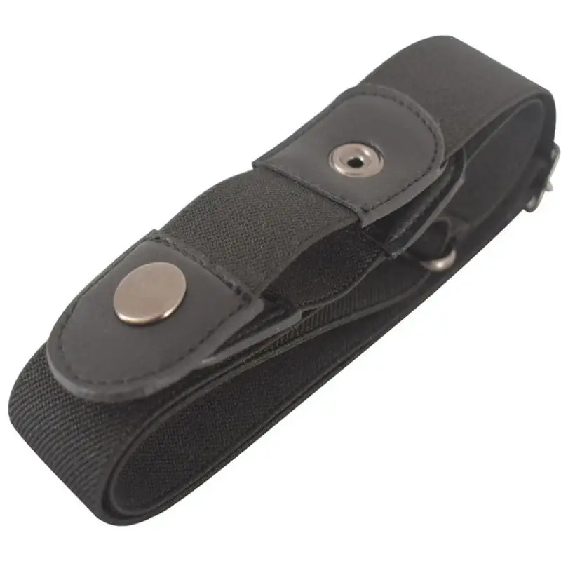 1 шт. ремень без пряжки эластичный Невидимый поясной для джинсов платьев