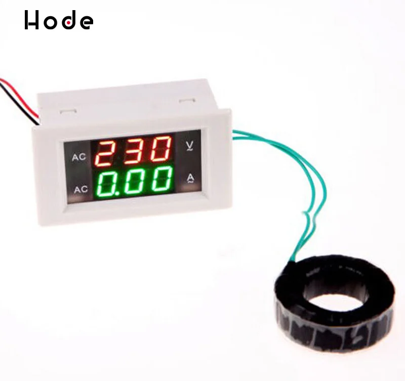 Цифровой амперметр вольтметр ЖК-панель измерители напряжения и силы тока 300 а