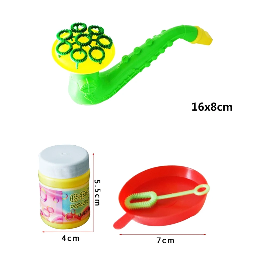 

1 pcs Random Water Blowing Toys Saxophone Shape Children Kids Outdoors Bubble Soap Bubble Maker Blower Machine Blowing Toy Gift