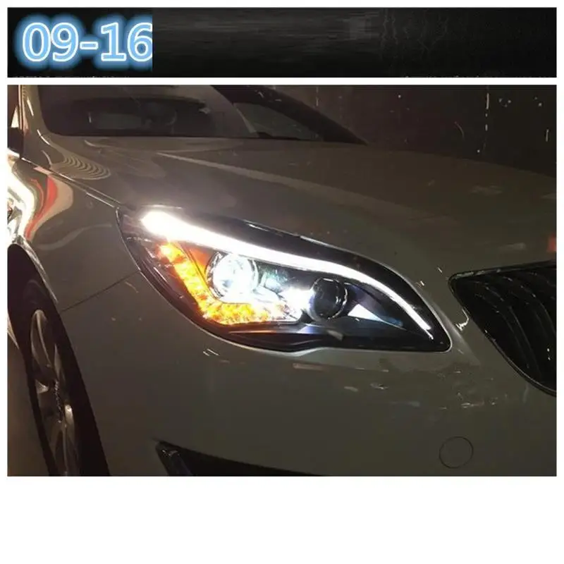 Наружные Drl дневные Neblineros Luces Para Авто Стайлинг светодиодные ходовые Автомобильные фары передние противотуманные фары 13 для Buick Regal