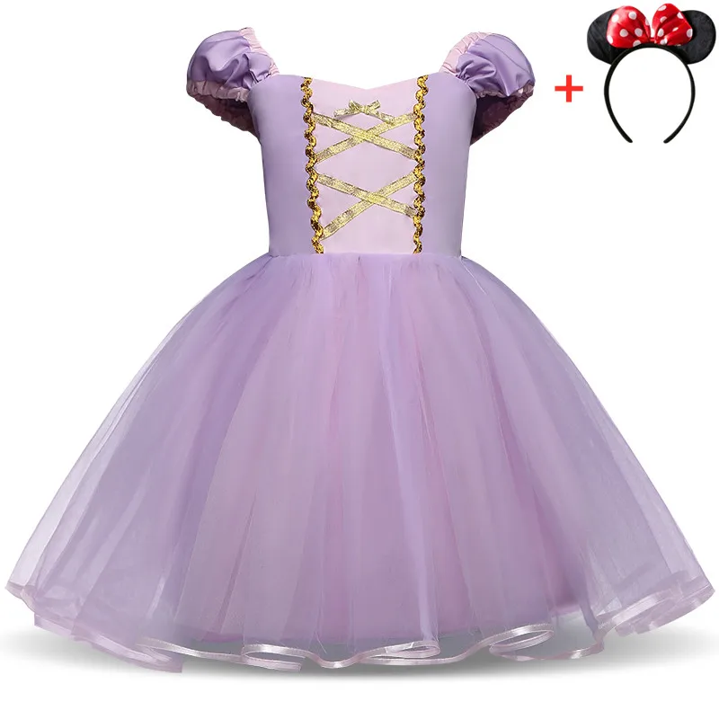 Летнее платье для маленьких девочек принцессы костюмы детское косплея на