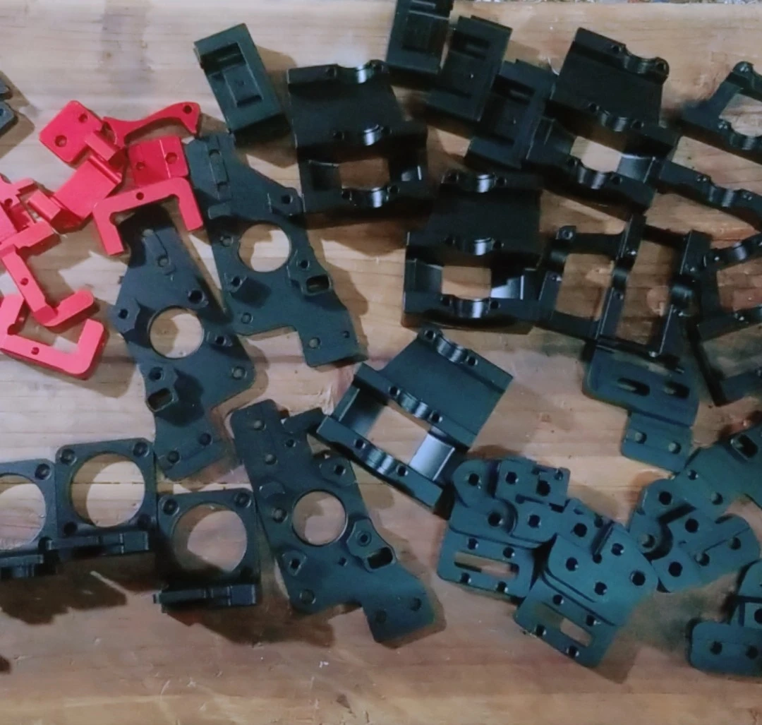 upgrade diy aluminum alloy frame printed parts kit cnc machined metal full parts for voron 2 4 3d printer free global shipping