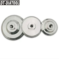 dt diatool 1pc al base back pad for diamond polishing pads m14 or 58 thread 345 sanding and grinding discs backing holder