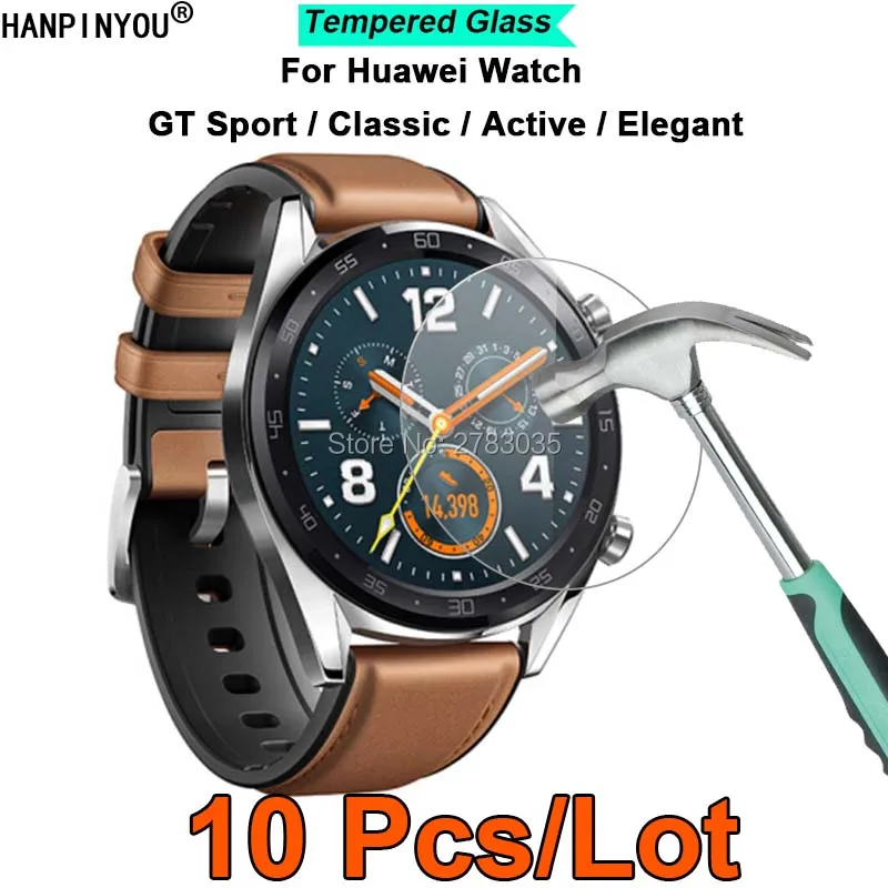 Ультратонкое закаленное стекло 9H 2.5D для Huawei Watch GT Sport / Classic Active/Elegant защитная