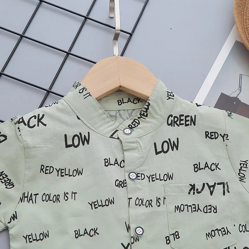 

New Fashion Summer Baby Boys Clothes Children Cotton Letter Shirt Shorts 2Pcs/Sets Toddler Sports Casual Costume Kids Tracksuits