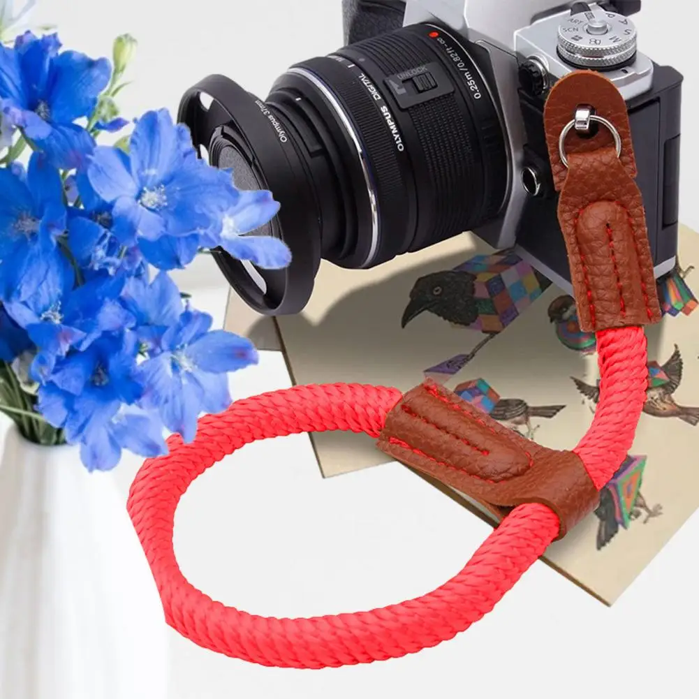 

Нейлоновый наручный ремень ручной работы для цифровой камеры Canon Sony Lei ca, ремень для цифровой SLR камеры