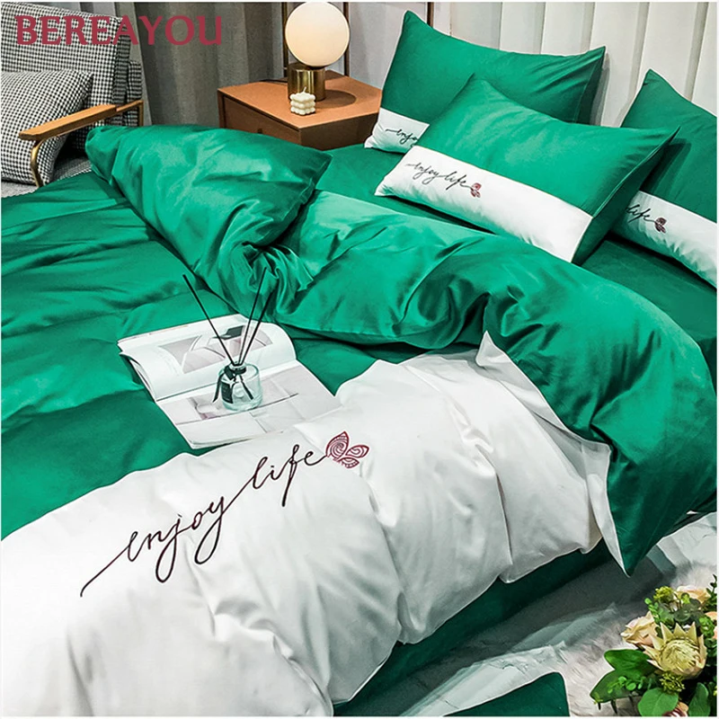 Мягкие постельные комплекты роскошный комплект постельного белья хлопковое