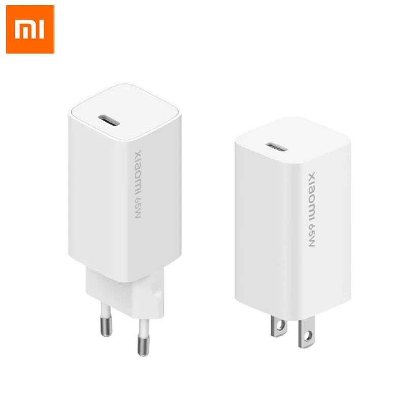 Оригинальное быстрое зарядное устройство Xiaomi GaN 65 Вт USB Type-C PD быстрая зарядка 5 В/9