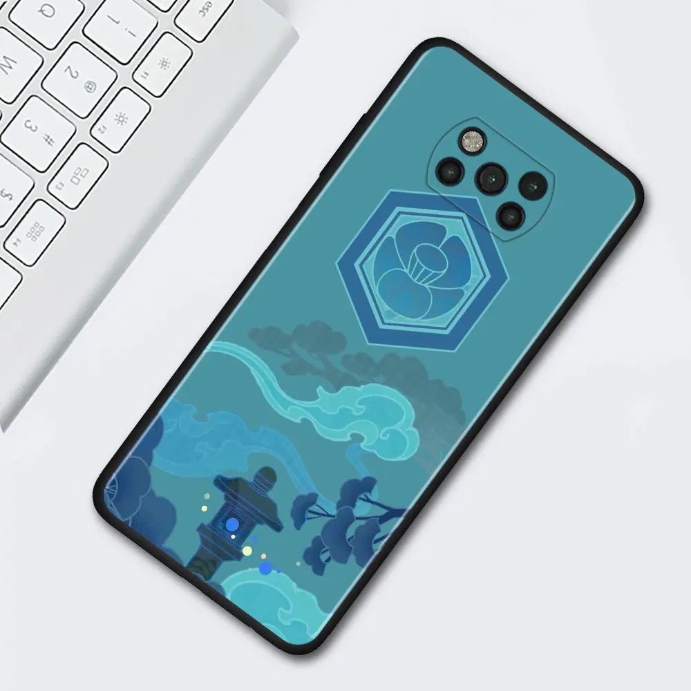 soft coque cover for xiaomi mi poco x3 nfc f3 m3 10t 9t 11 11i ultra lite note 10 pro 10s 5g phone case hot genshin impact game free global shipping