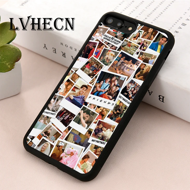 Чехол для телефона из ТПУ LvheCn чехол для iPhone 5 5S SE 6 6s 7 8 plus X XS XR 11 Pro Max с героями телесериала «друзья» Polaroid