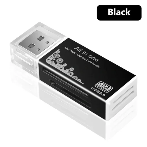 4 в 1 устройство для чтения карт Micro SD адаптер SDHC MMC USB SD-память T-Flash M2 MS Duo USB 2,0 4 слота карта памяти