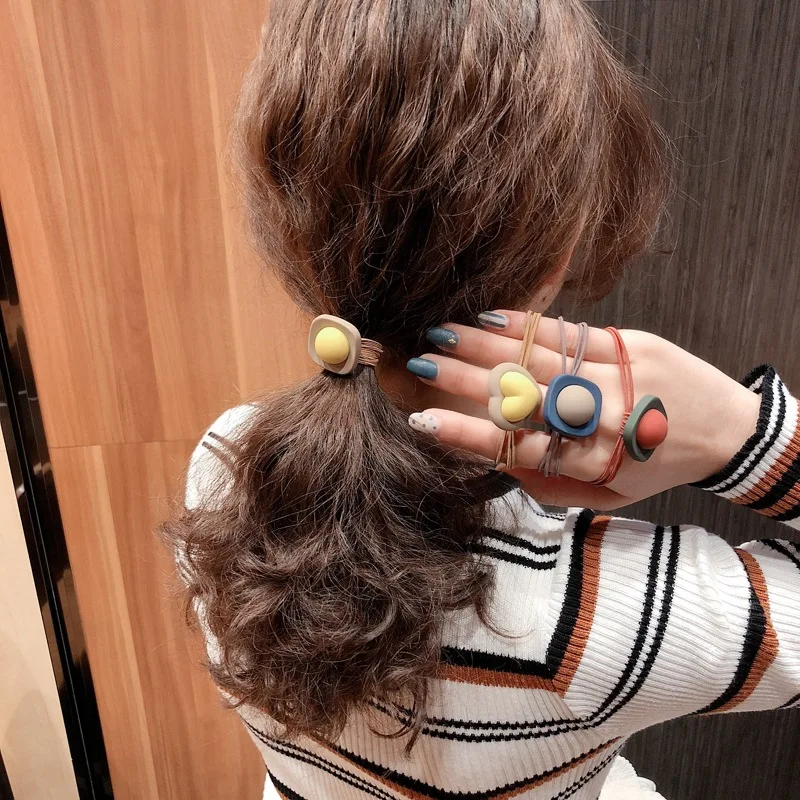 Повязка для волос женская эластичная в форме сердца квадратной формы |