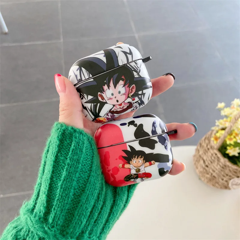 

Anime Young Goku 2021 AirPods 3 Case Apple AirPods Case Cover AirPods Pro Case iPhone Earbuds Accessories AirPod Case