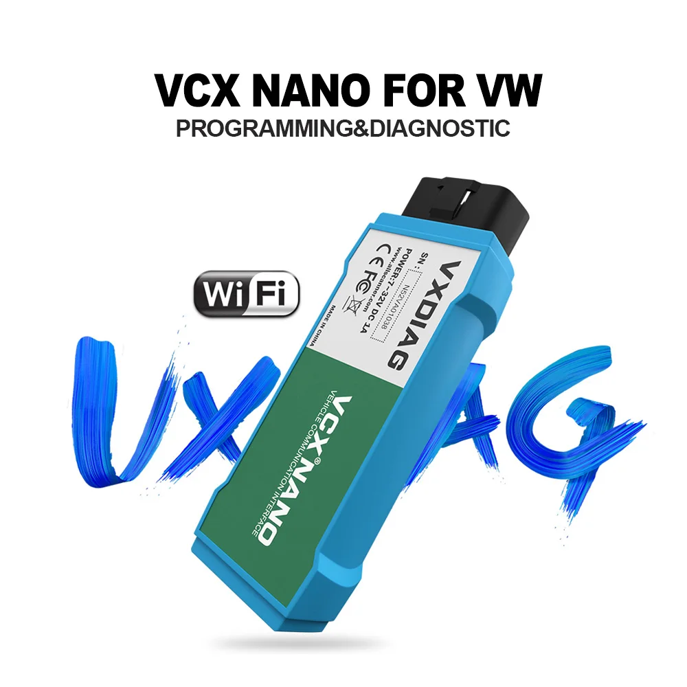 

VXDIAG VCX NANO Авто OBD2 диагностический инструмент V5.1.6 Wi-Fi сканер Actomotivo Поддержка инженер V9.0.6 программирования кодирования для VW