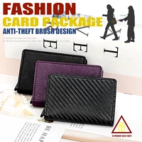 metal wallet smart cards holder mini purse edc pocket bank cart case cash organizer card package unisex