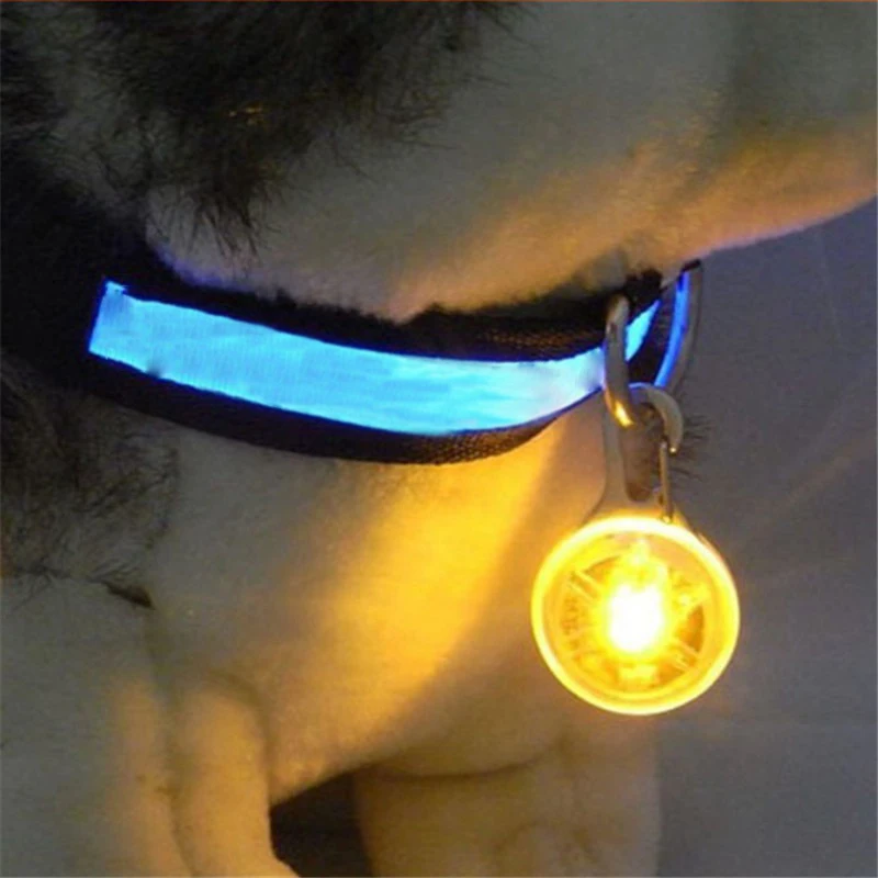

Luminous Light LED Night Safety Clip Waterproof Pet Dog Cat Collar ag Flashing