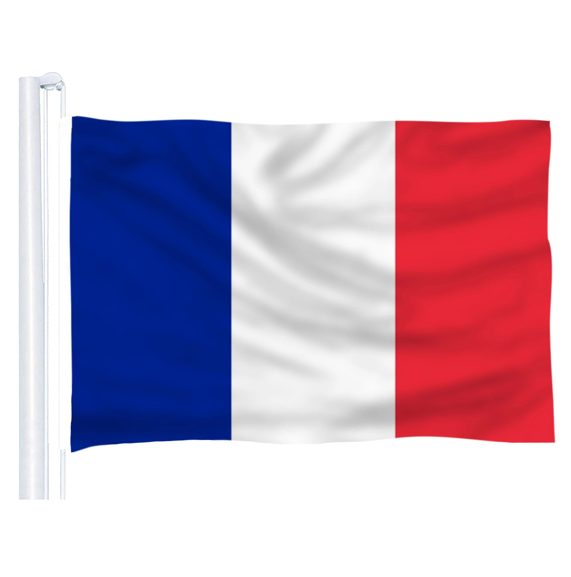 2017 Французский флаг Франции полиэстер 5*3 фута 150*90 см Высокое качество дешевая