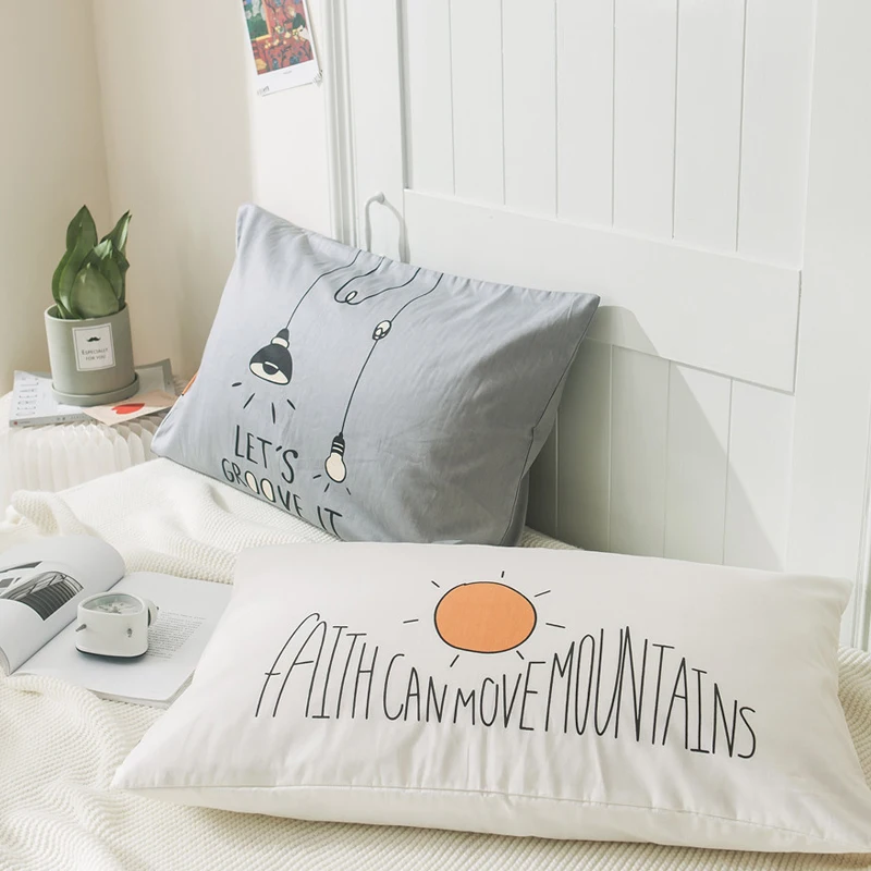 Комплект постельного белья из 100% хлопка 48 х74 см|Наволочка| |