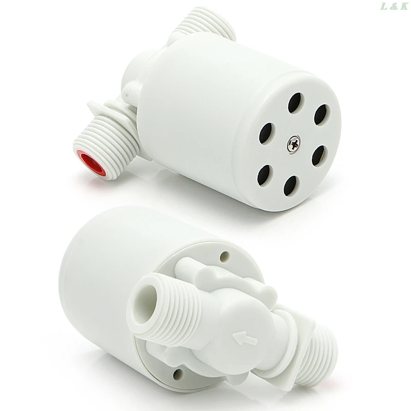 

Automatic Water Level Control Valve Tower Tank Floating Ball Valve White L29K