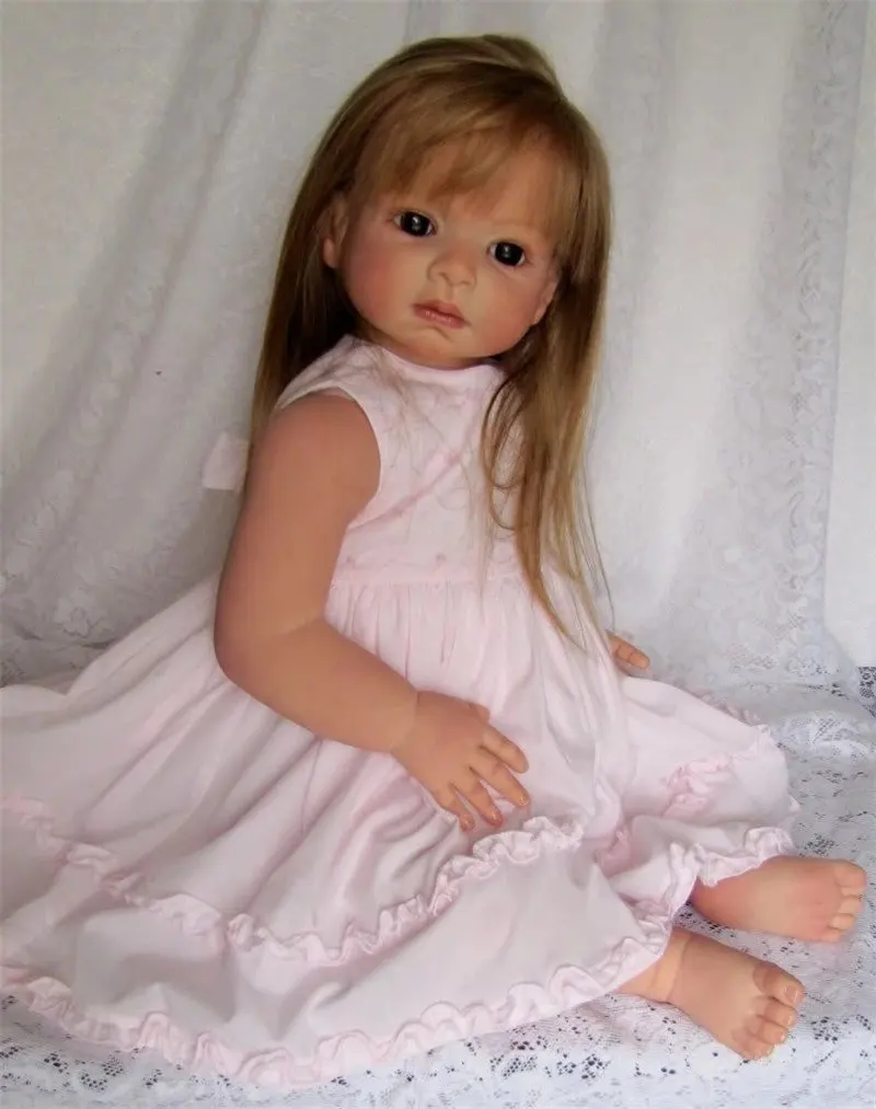 Новый 28 дюймов Reborn Baby Doll комплект Леонтайн огромный детей ясельного возраста
