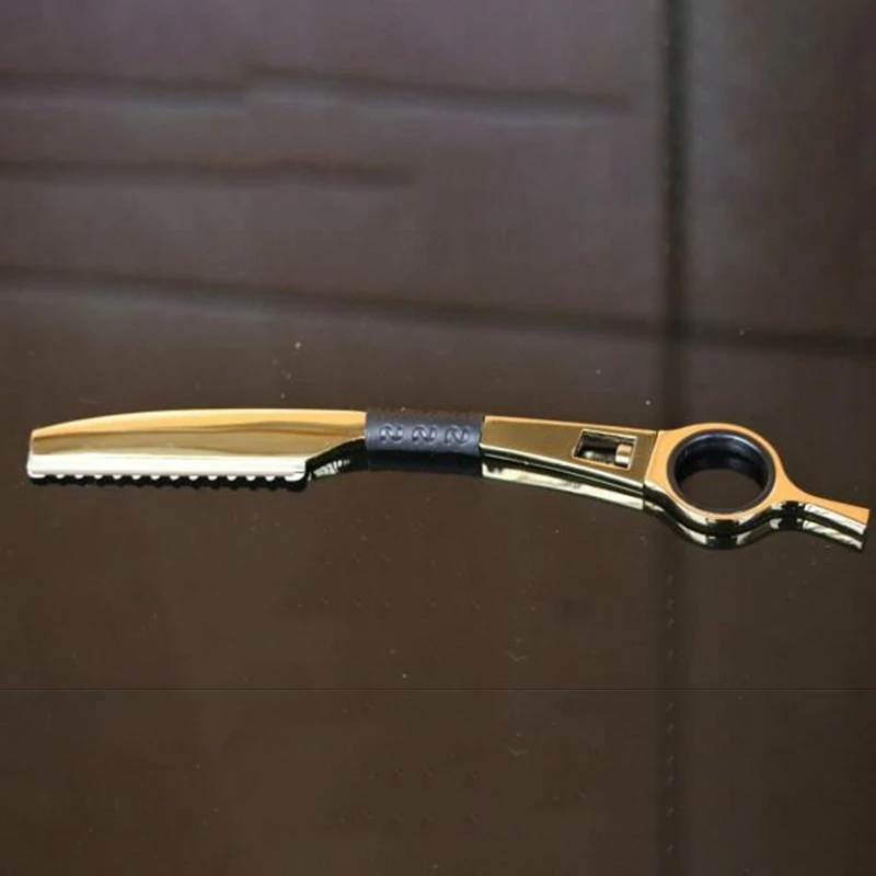 Golden Color Professional Hair Thine Razor Cut My Blade Sword Scraping | Бытовая техника