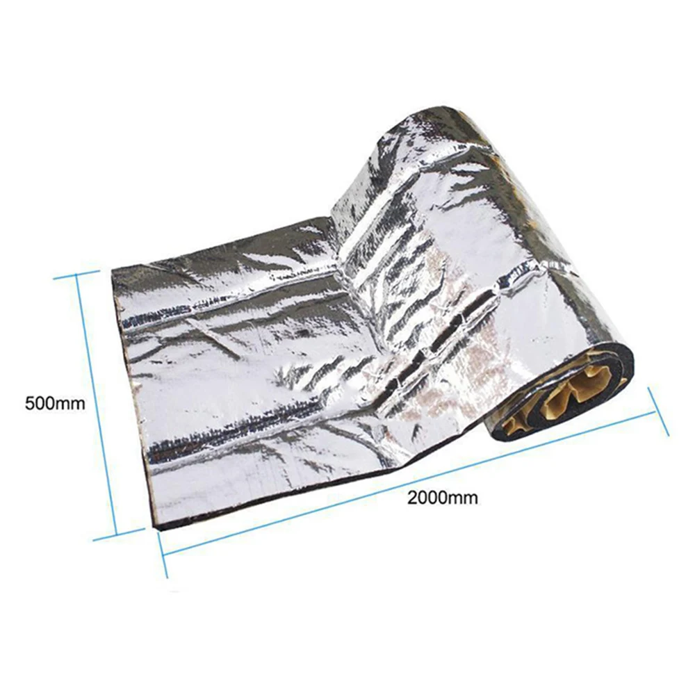 

Car Waterproof Sound Deadener Mat Audio Noise Insulation Heat Resistant Auto Sound Deadening Pad for Hood Engine Accessories