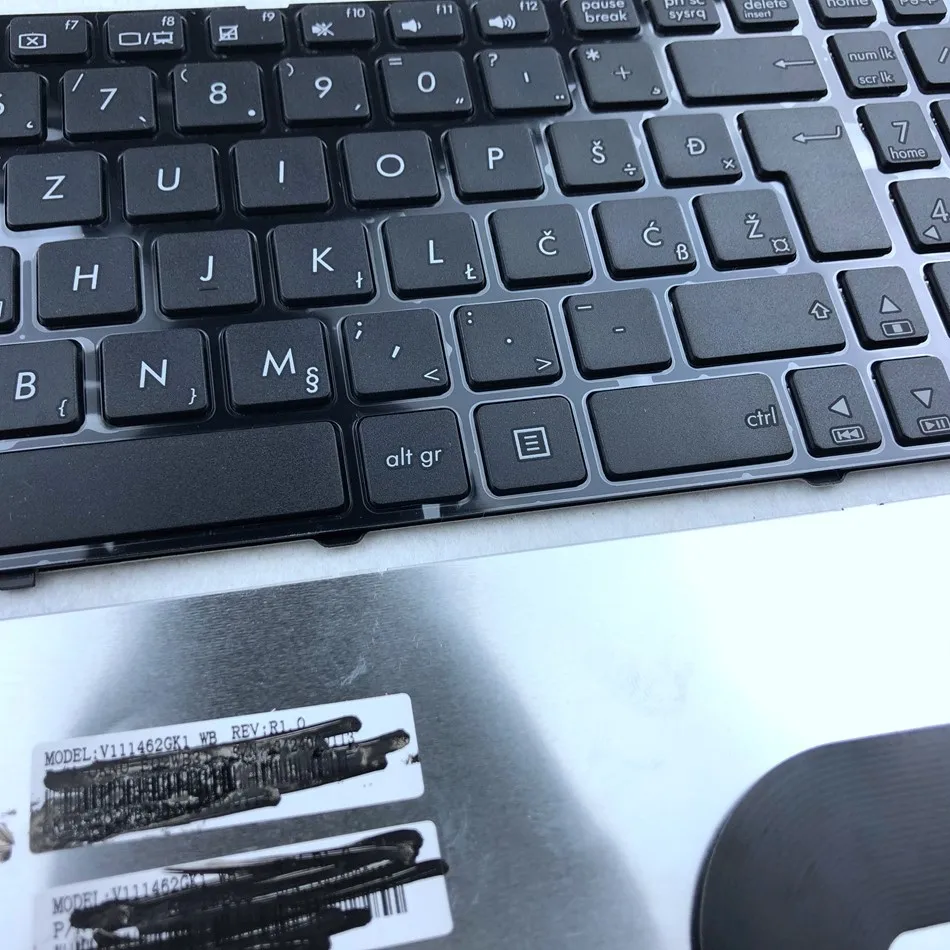 Клавиатура для ноутбука Словения ASUS K52J N50 K52 A53 G60 N73 F50 N61 G72 G51 N71 N53 F50N F50Q F50S черная