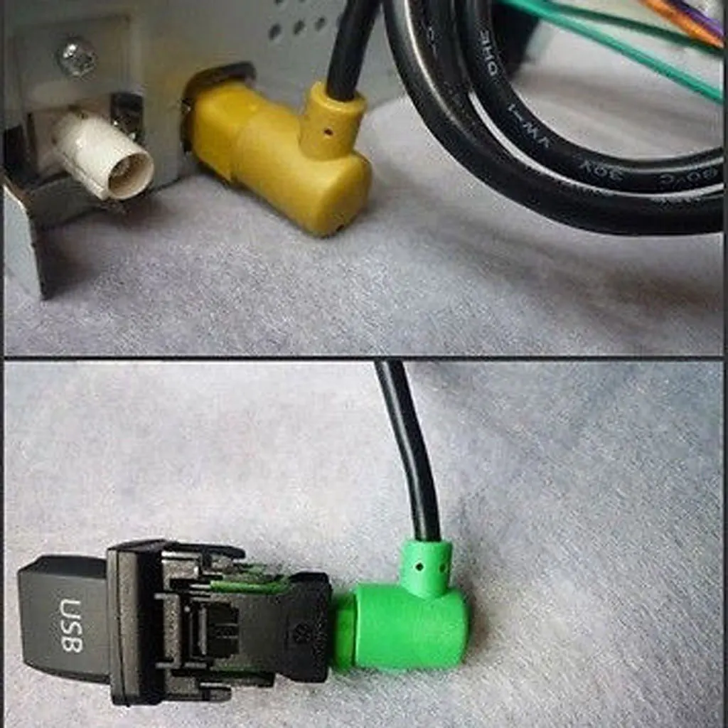 USB Соединительный кабель для VW Jetta Rabbit Golf GTI MK5 MK6 RCD510|Переключатели и рычаги авто| |