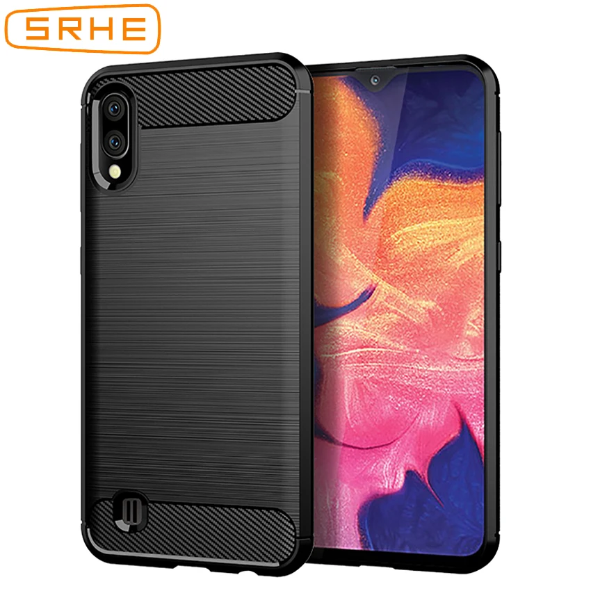SRHE чехол для samsung Galaxy A10 Силиконовый прочный армированный мягкий волокнистый A10E