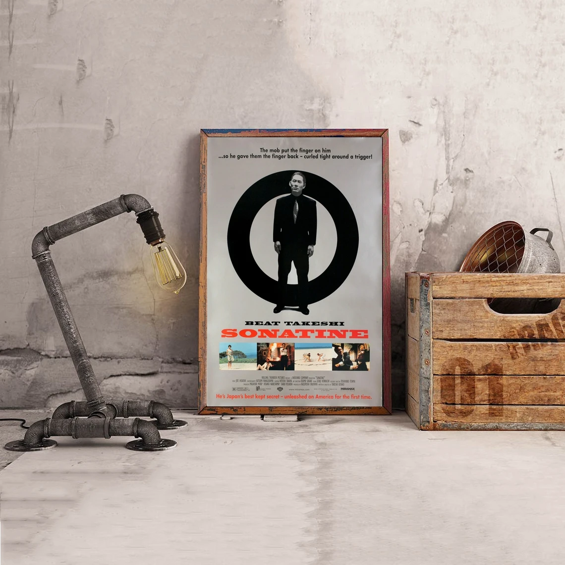 

Постер Фильма Sonatine 1999, классический винтажный Ретро-постер на холсте, художественный постер, настенная живопись, украшение для дома