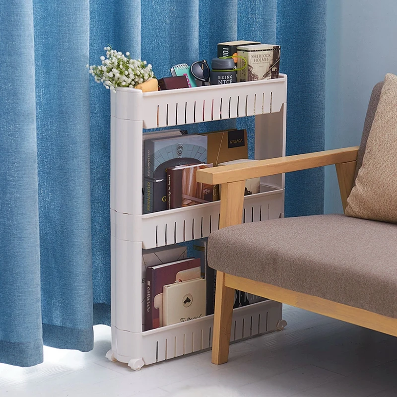 2/3/4 уровневый зазор кухонный стеллаж для хранения передвижной органайзер ванной