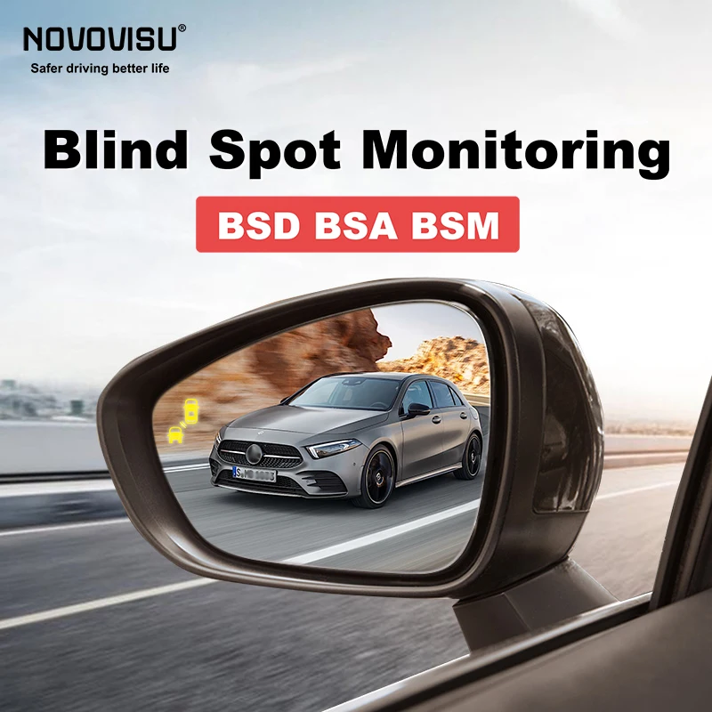 

Автомобильная система BSD BSA BSM, обнаружение слепых зон Предупреждение о вождении, безопасность, радар, предупреждающее зеркало для Mercedes Benz A MB...
