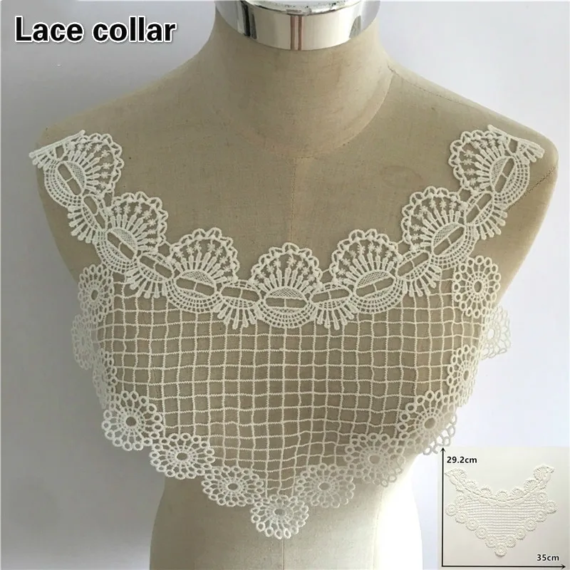 

High-quality Embroidery Hollow Lace Neckline Cloth Stickers DIY Ladies Fashion Clothes Underwear Soft Collar Shawl Decoration