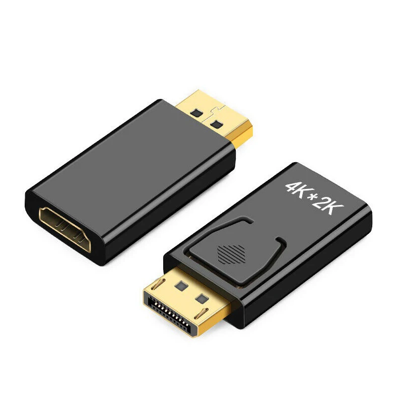 

4K DP to HDMI-Compatible Connector Ultra Clear Free Driver Computer components for PC TV DisplayPort to HDMI-Compatible Adapter