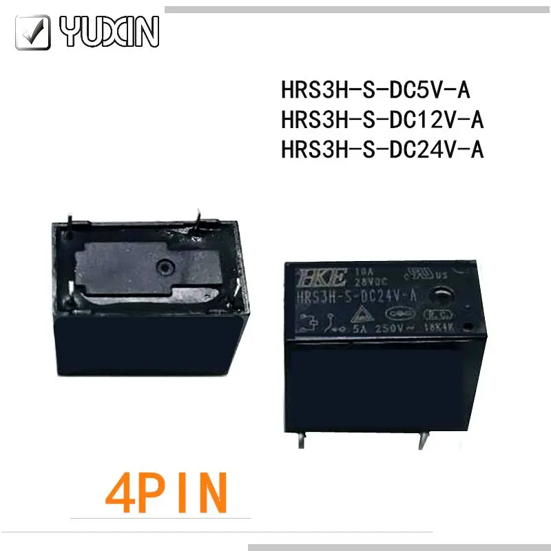 5 шт./лот 100% оригинальное и новое реле HRS3H-S-DC5V-A HRS3H-S-DC12V-A HRS3H S DC12V A 4PIN 5A 5VDC 12VDC 24VDC |