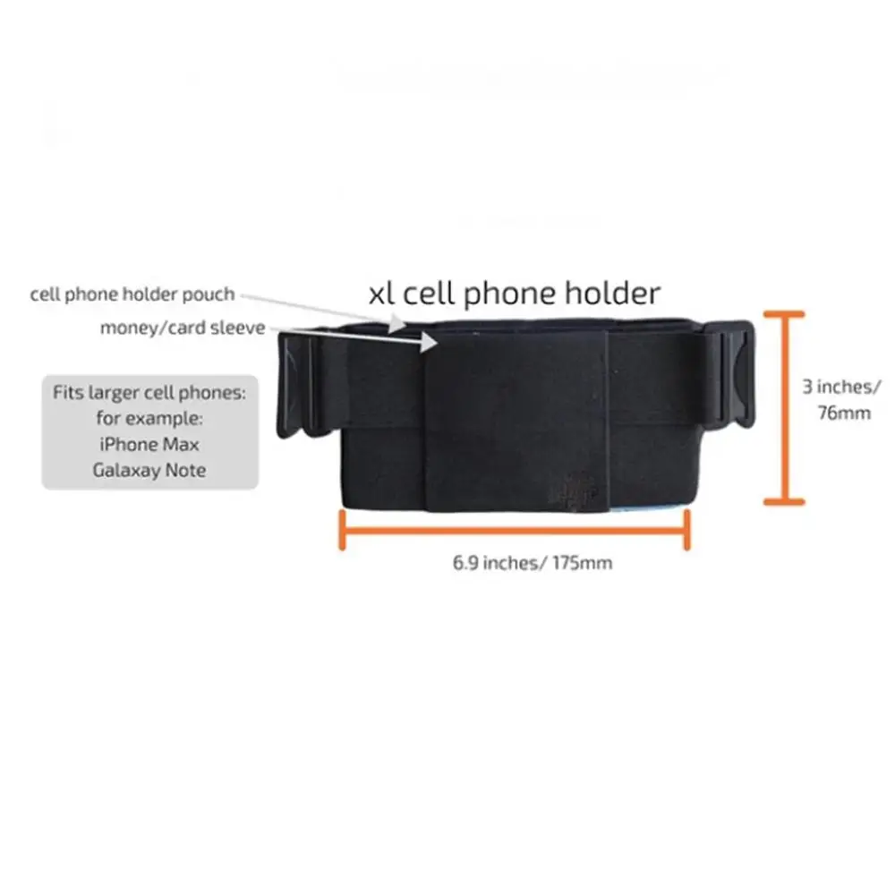 Ультратонкая сумка поясной чехол для хранения ID карт невидимая Carteira