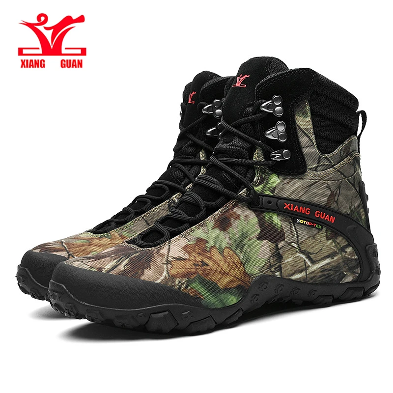 

Xiang Guan Hiking Shoes Professional Waterproof Hiking Boots breathable travel shoes Outdoor Mountain Climbing hunting boots 68