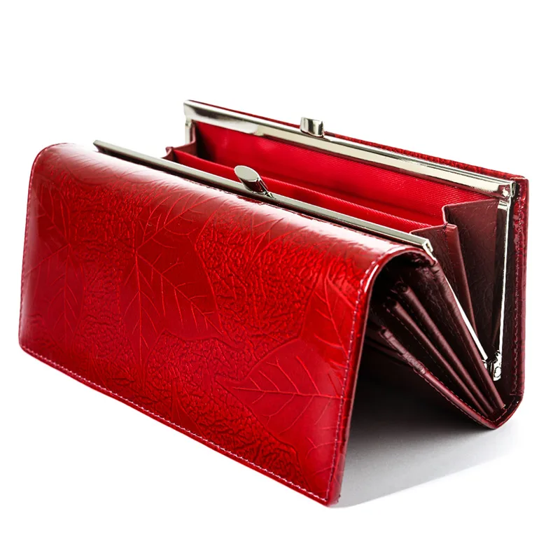 Модные женские бумажники из натуральной кожи кошельки портмоне с держателем для