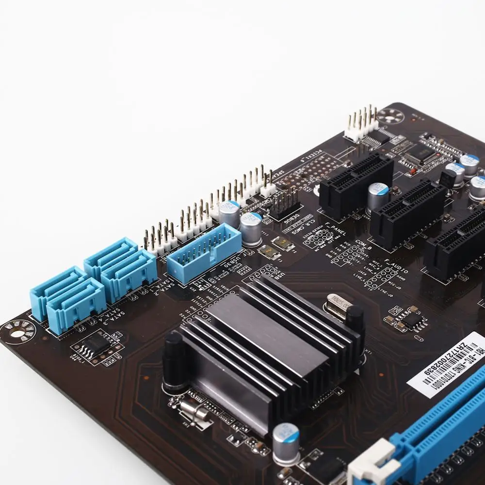 Черная майнинговая материнская плата компьютерный интегрированный графический