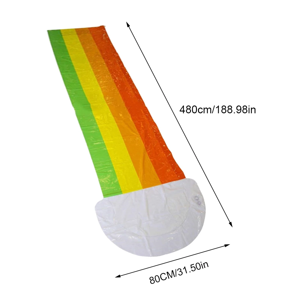 

Water Slide Thick Durable Racing Slip Slide Mat Inflatable Spray Water Toy for Kids Adults Outdoor Game