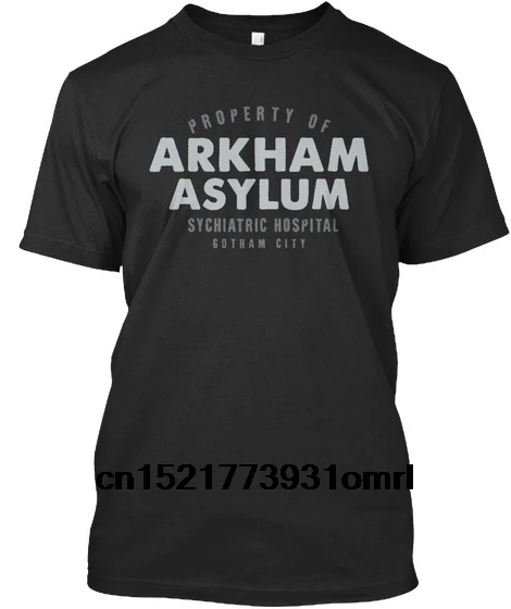 Мужская футболка Arkham Asylum Sychiatric hospal Gotham City премиум-футболка для мужчин | одежда