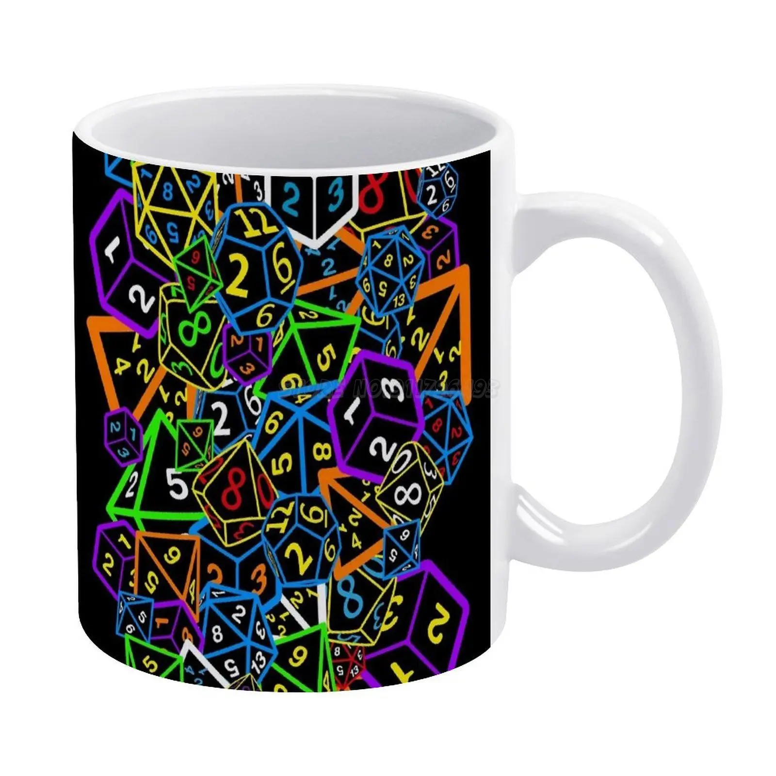 D &amp (Подземелья и)-Вот как я ролл! Белая кружка 11 унций забавная керамическая для