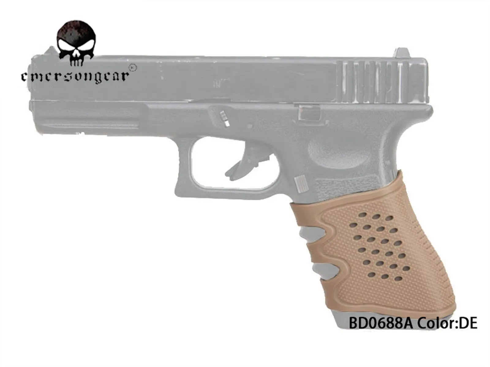 EMERSON Тактический резиновая ручка перчатка для Glock 17 мм 19 20 21 22 23 25 31 32 34 35 37 38 BD0688|glove