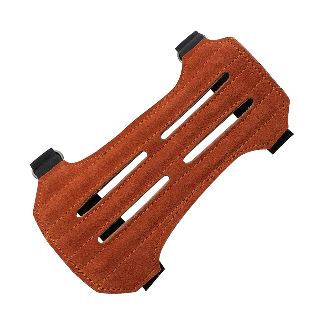 

Breathable Outdoor Archery Bow Armguard Bracer Protector for Target Shooting Hunting Brown